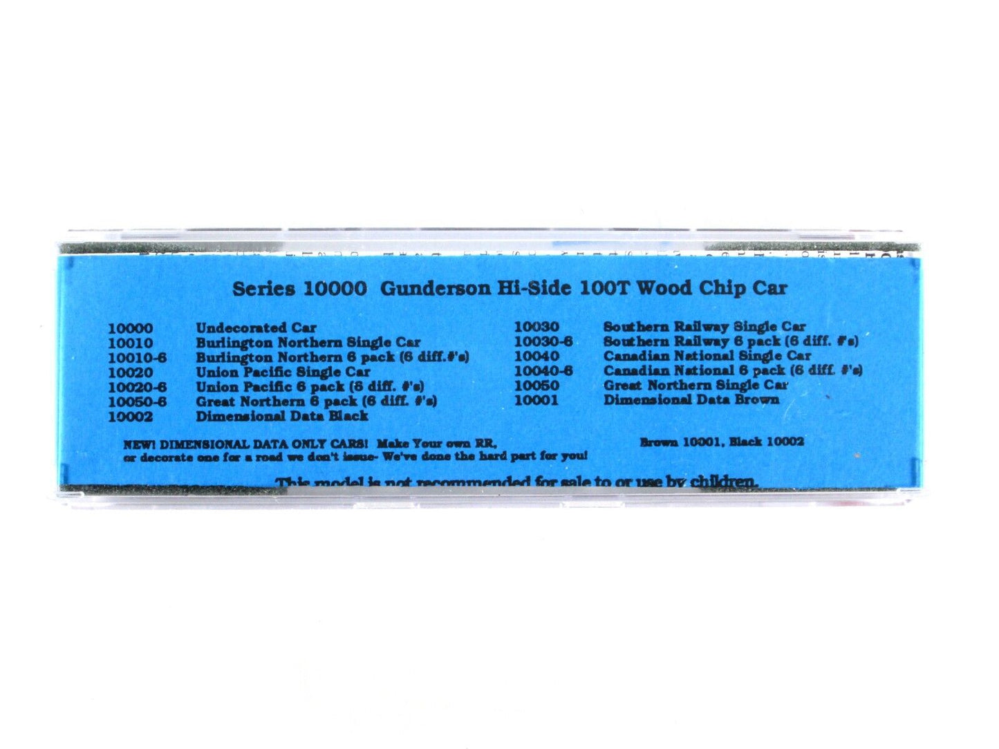 N Scale ***GREAT NORTHERN*** Wood Chip Gondola 6-Pack - Deluxe 10050