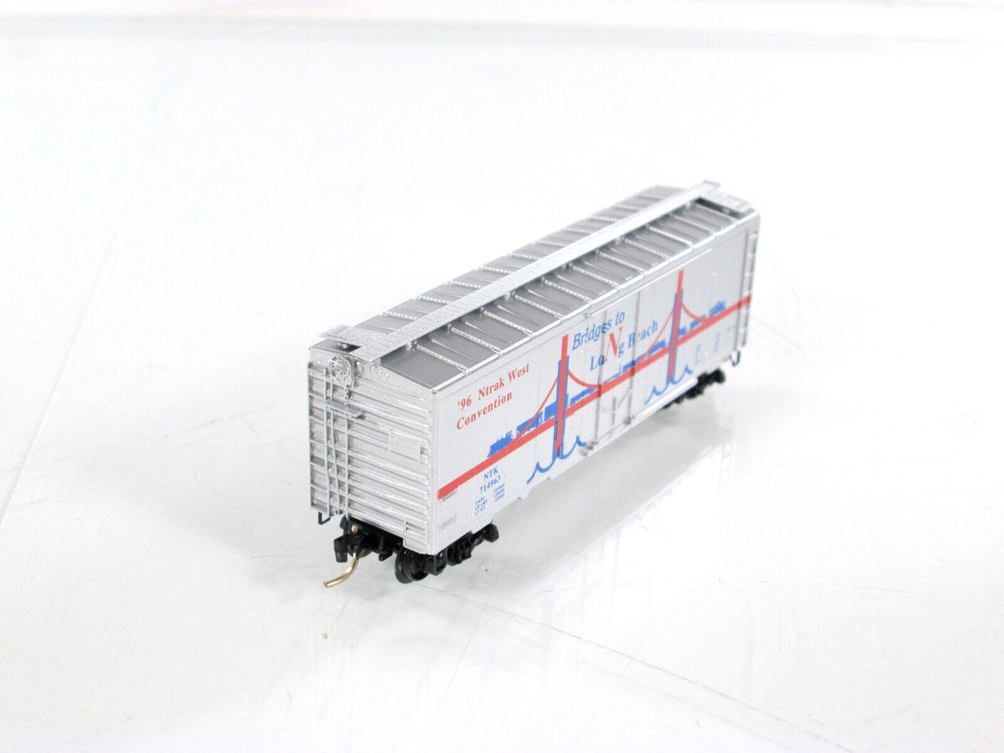 N Scale ***BRIDGES To LONG BEACH*** 40' Box Car - Micro Trains Special Run *RARE