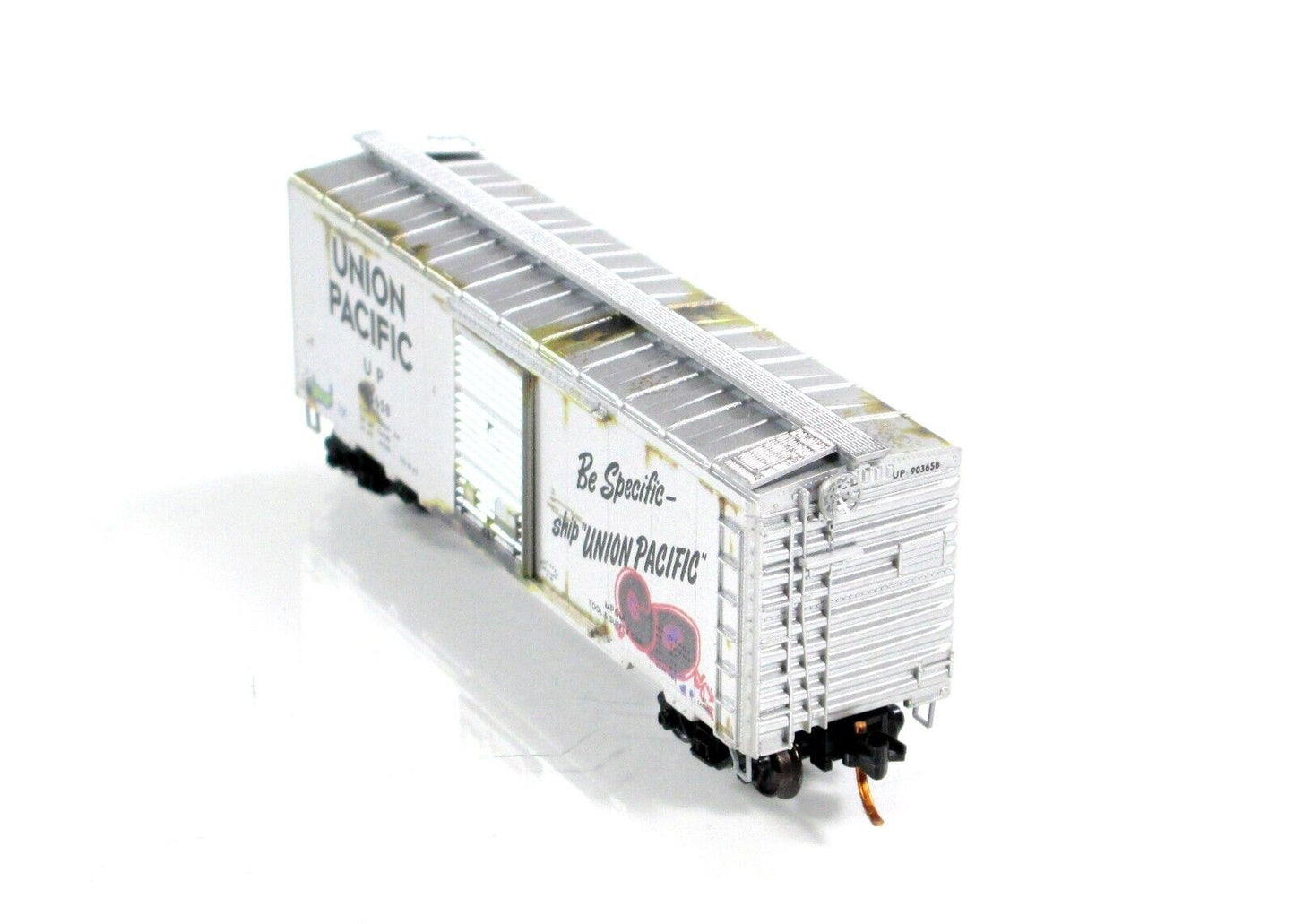 N Scale UNION PACIFIC Weathered, Graffiti Box Car #903658 -Micro Trains 02044756