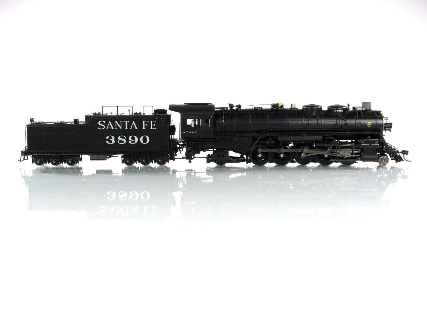 HO Scale **SANTA FE** 2-10-2 Locomotive #3890 -Broadway 2198, DCC Paragon2 Sound