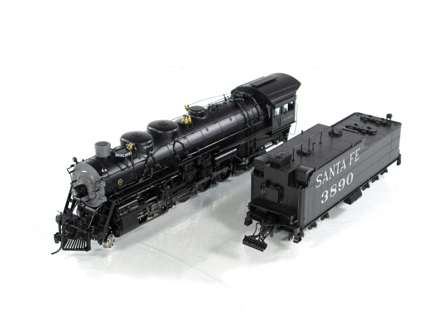 HO Scale **SANTA FE** 2-10-2 Locomotive #3890 -Broadway 2198, DCC Paragon2 Sound