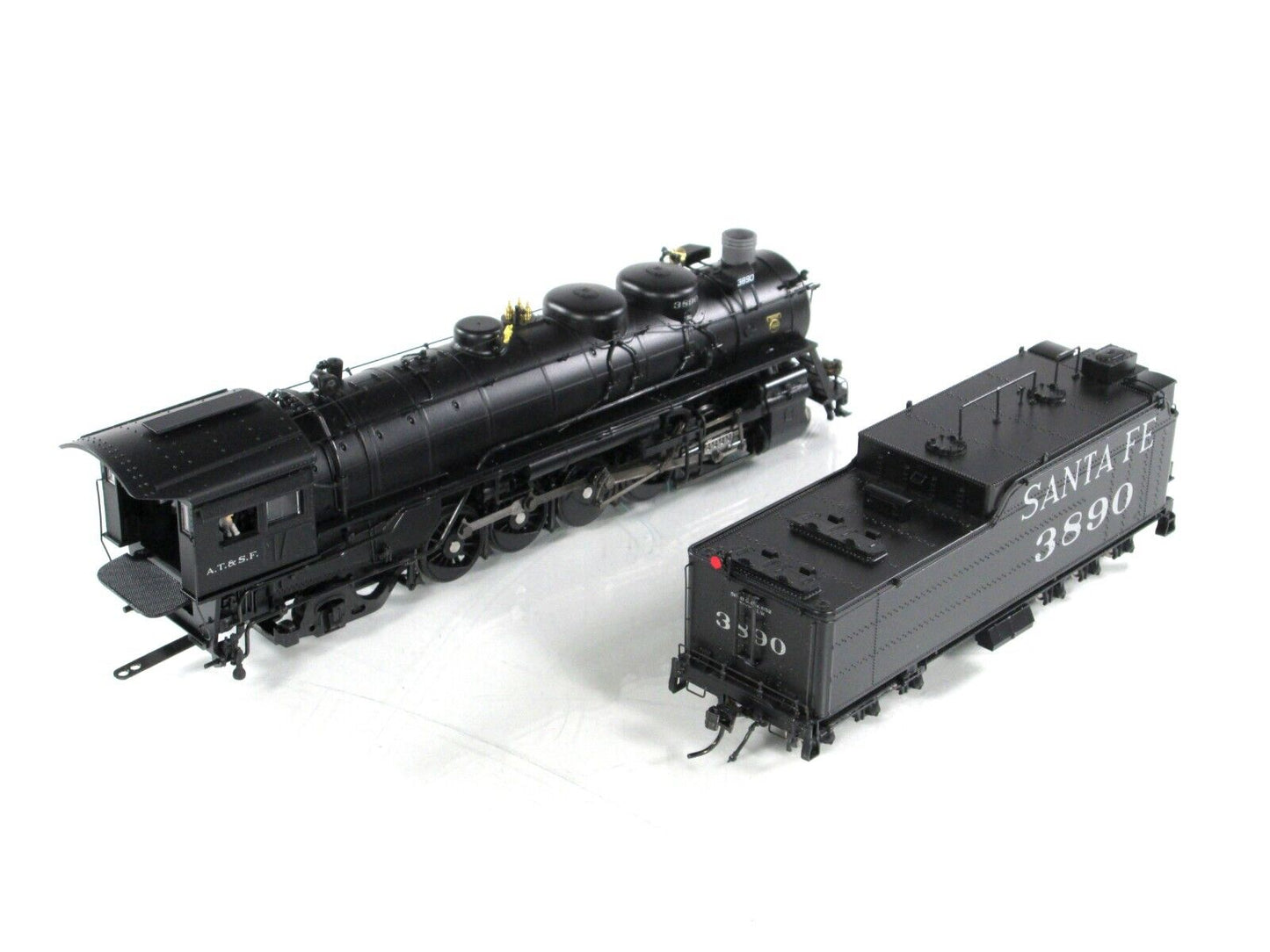 HO Scale **SANTA FE** 2-10-2 Locomotive #3890 -Broadway 2198, DCC Paragon2 Sound