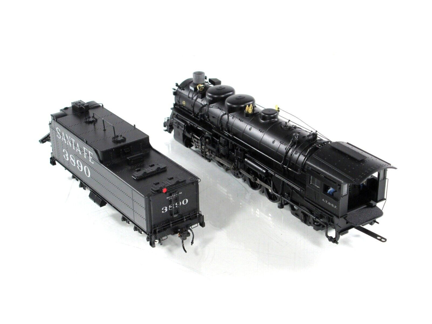 HO Scale **SANTA FE** 2-10-2 Locomotive #3890 -Broadway 2198, DCC Paragon2 Sound