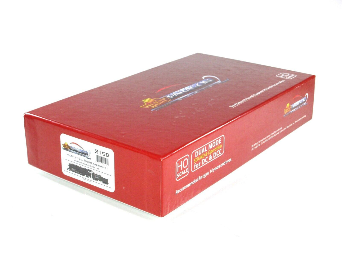 HO Scale **SANTA FE** 2-10-2 Locomotive #3890 -Broadway 2198, DCC Paragon2 Sound
