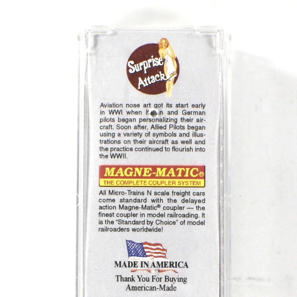 N Scale *ARMY USAAC Flat Car, SURPRISE ATTACK* Container - Micro-Trains 04500507