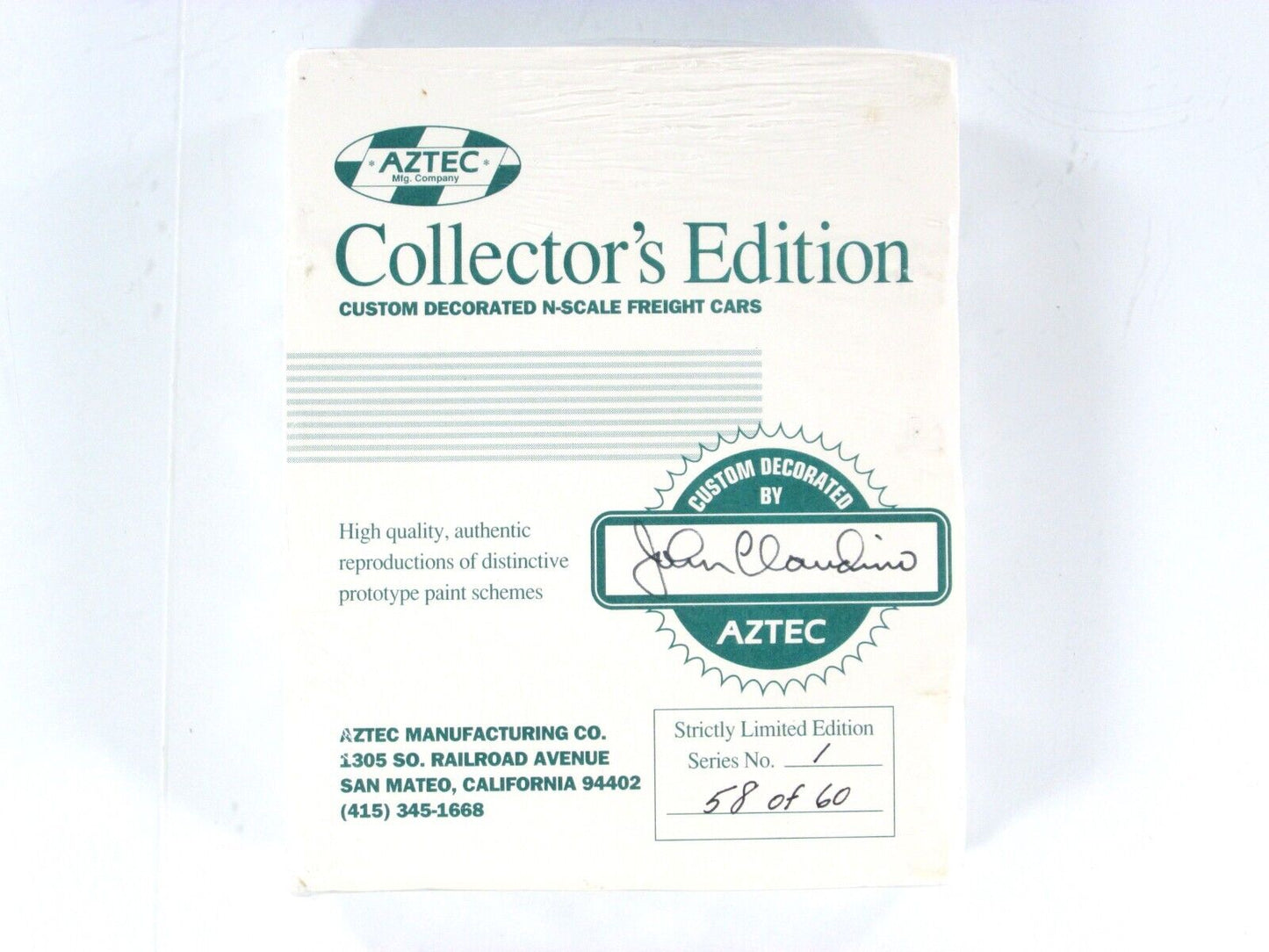 N Scale ***SUSQUEHANNA*** 40' Box Car 4-Set - Atlas, Aztec NYSW2306 ***58 of 60*