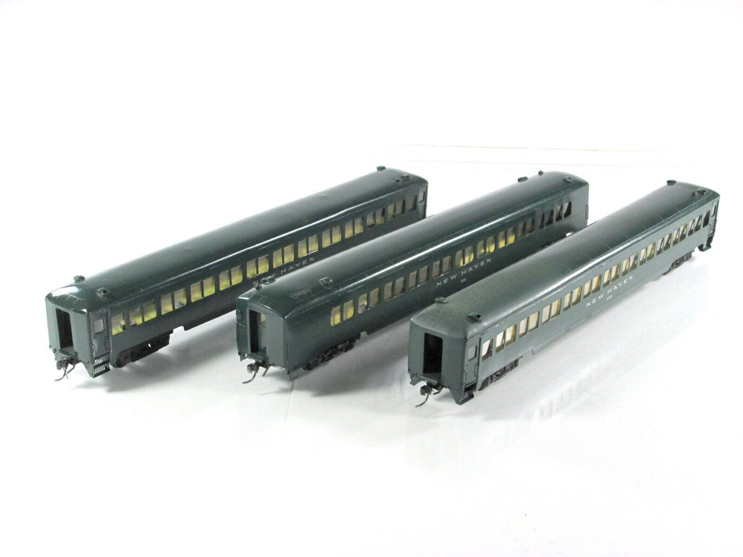HO Scale **NEW YORK, NEW HAVEN, HARTFORD*** Passenger 3-Car Set -NJ Custom BRASS