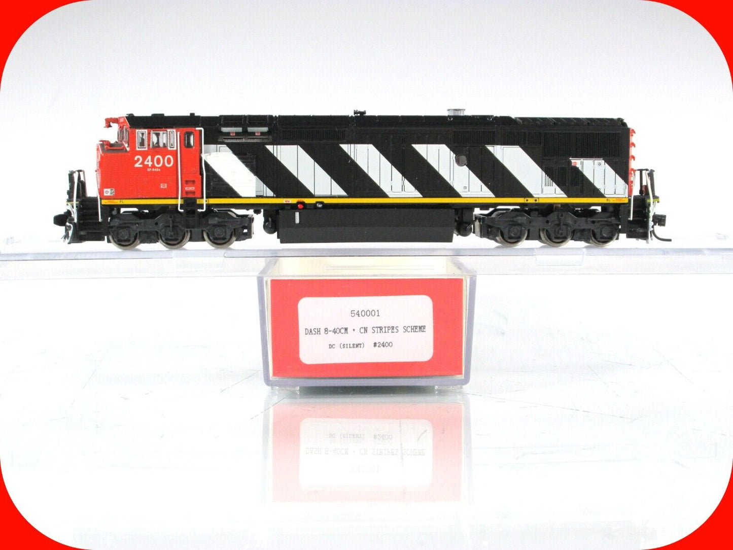 N Scale ***CANADIAN NATIONAL*** Dash 8-40CM #2400 - Rapido 540001, DCC Rdy *RARE