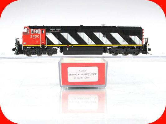 N Scale ***CANADIAN NATIONAL*** Dash 8-40CM #2400 - Rapido 540001, DCC Rdy *RARE