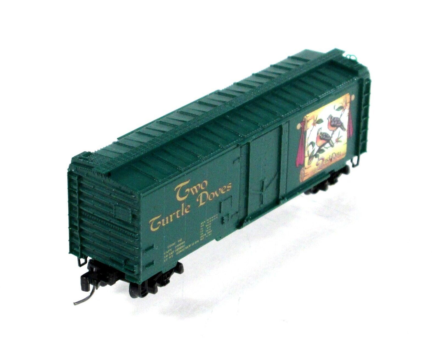 Z Scale ***TWO TURTLE DOVES*** 12 Days Christmas Box Car -- Micro Trains 14932-2