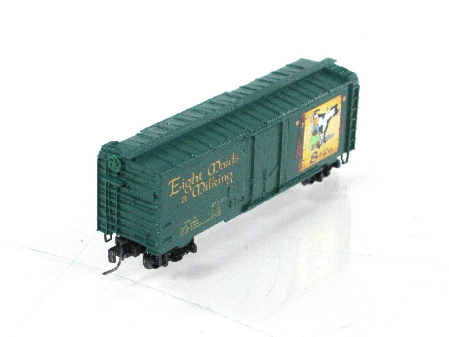 Z Scale **EIGHT MAIDS MILKING** 12 Days Christmas Box Car -Micro Trains 50200380