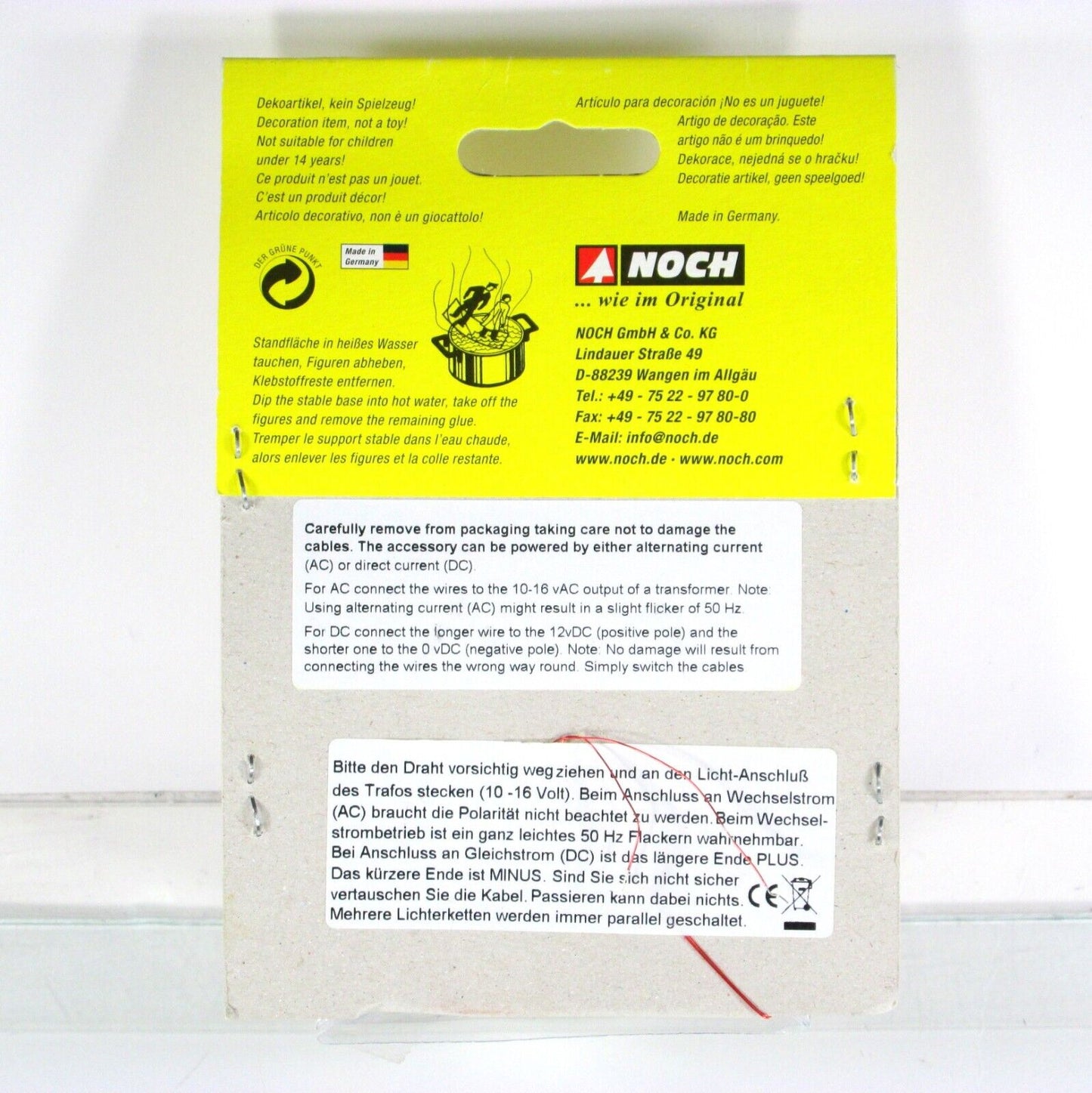 Z Scale ***LIGHTED CHRISTMAS TREE*** for Holiday Layout Scenery -- NOCH 43810