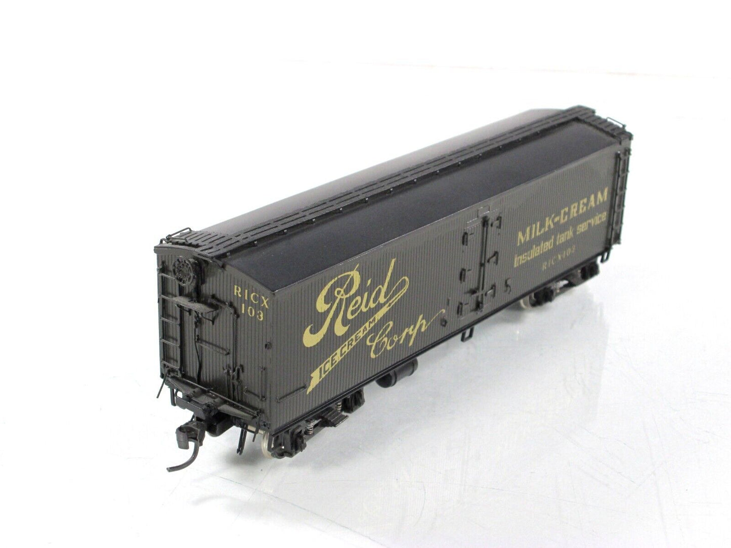 HO Scale BRASS ***REID***  41' Milk & Ice Cream Reefer -- Precision & Iron Horse