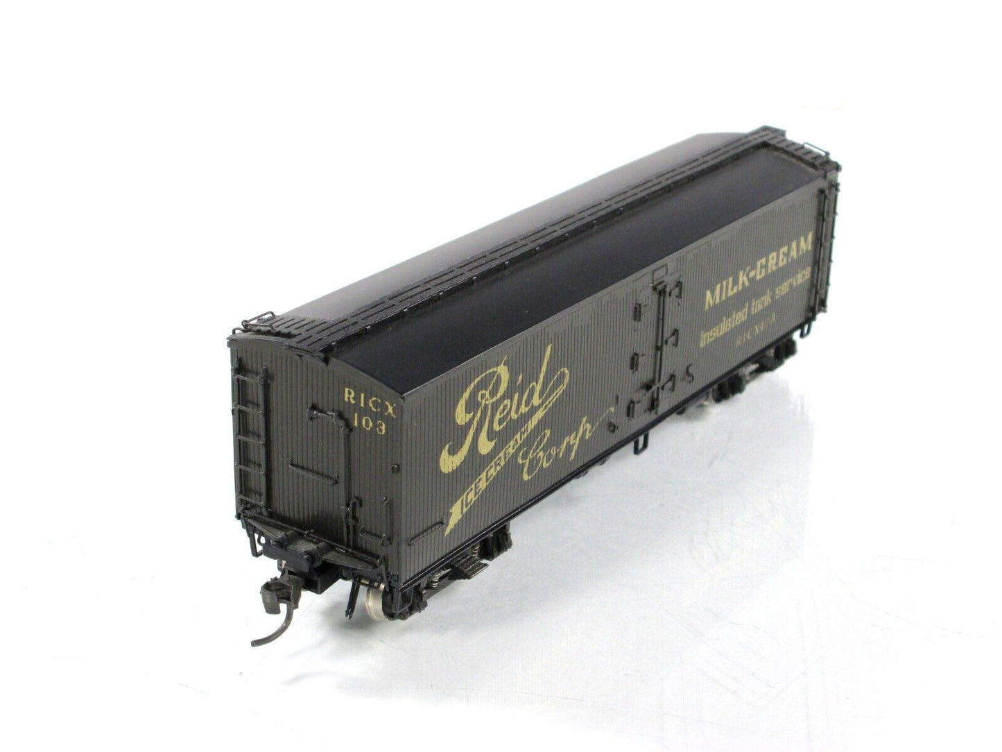 HO Scale BRASS ***REID***  41' Milk & Ice Cream Reefer -- Precision & Iron Horse