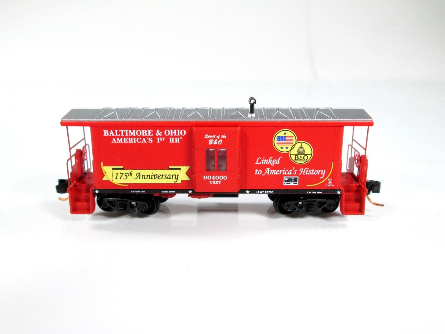 N Scale **SPIRIT of B&O** 175th Anniv Caboose CSXT 904000, Micro Trains 13000180