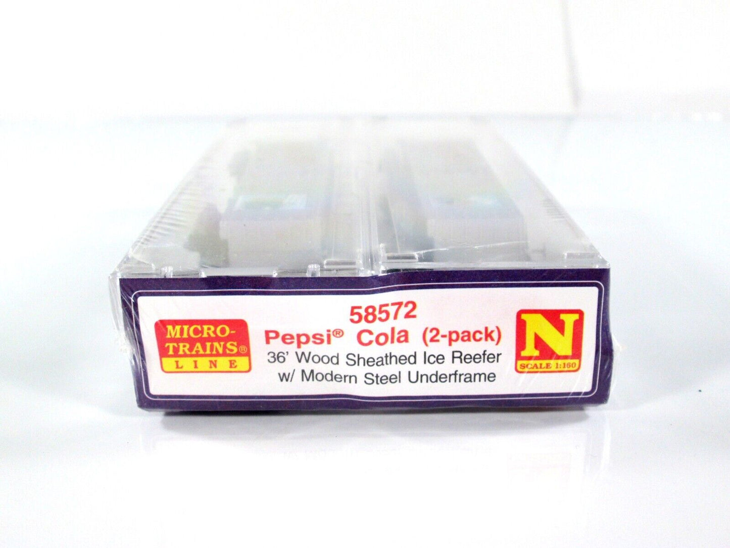 N Scale **PEPSI-COLA** 36' Ice Reefer Set - PCEX 58012 58013 -Micro Trains 58572