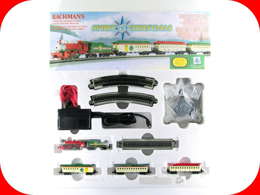 N Scale **SPIRIT of CHRISTMAS** Steam Locomotive, Passenger Set --Bachmann 24017