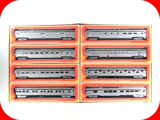 HO Scale ALGOMA CENTRAL Corrugated Lightweight Passenger 8-Car Set --- IHC 47768