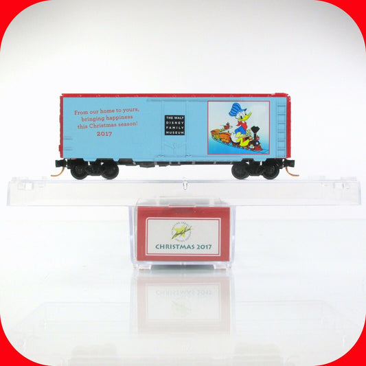 N SCALE *DISNEY CHRISTMAS 2017 DONALD DUCK* Box Car - Micro Trains, Lowell Smith