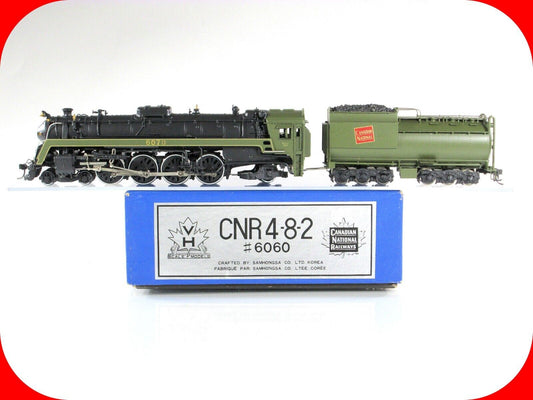 HO Scale Brass CANADIAN NATIONAL 4-8-2 *U-1-F* Mountain Locomotive #6070 -VAN H.