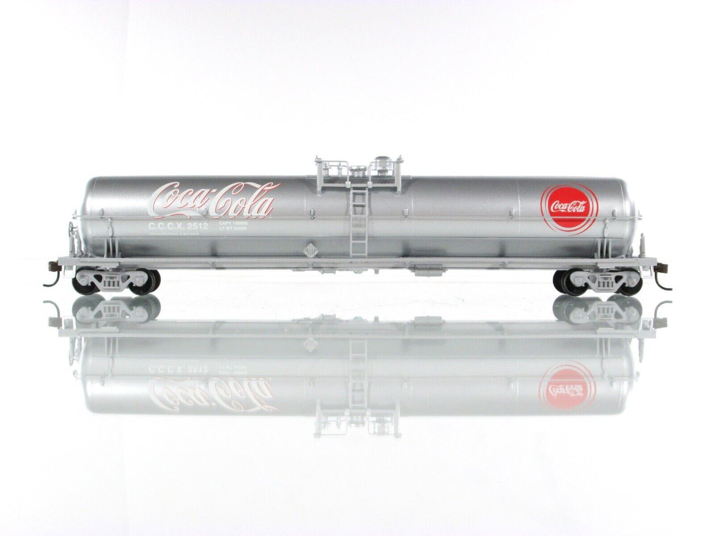 HO Scale ***COCA COLA*** 62' Single Dome Jumbo Tank Car, CCCX 2512 -Athearn 8341