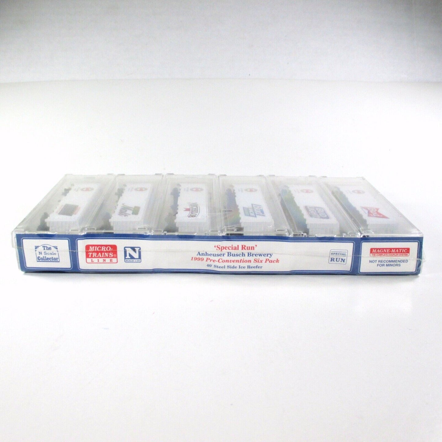 N Scale **BUDWEISER BREWING** 40' Beer Reefer 6-Pack - Micro Trains 1999 Special