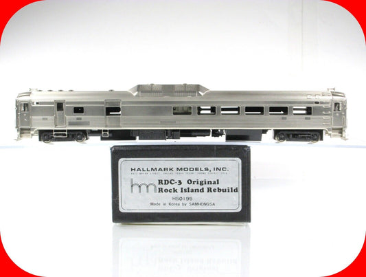 HO Scale BRASS ***Rock Island RDC-3 Original***  HALLMARK Samhongsa HS0195