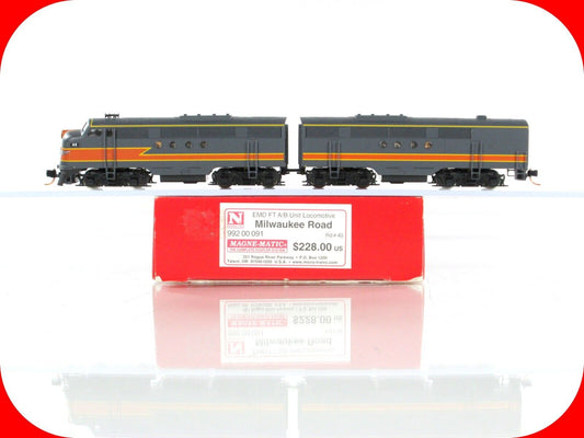 N Scale ***MILWAUKEE ROAD*** EMD FT A/B Set #40 - Micro Trains 99200091, DCC Rdy