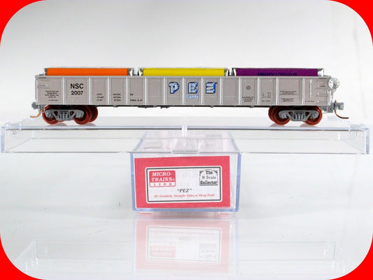 N Scale PEZ Candy 50' Gondola - Micro Trains Special Run - NSC MTL 07-135 (2007)