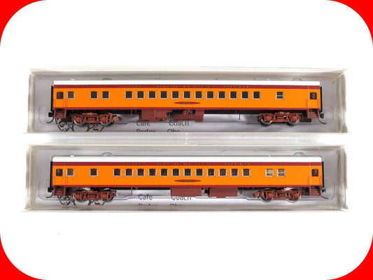 N Scale MILWAUKEE ROAD 1935 HIAWATHA Passenger 2-Car Set #4401, 4437 -FOX VALLEY