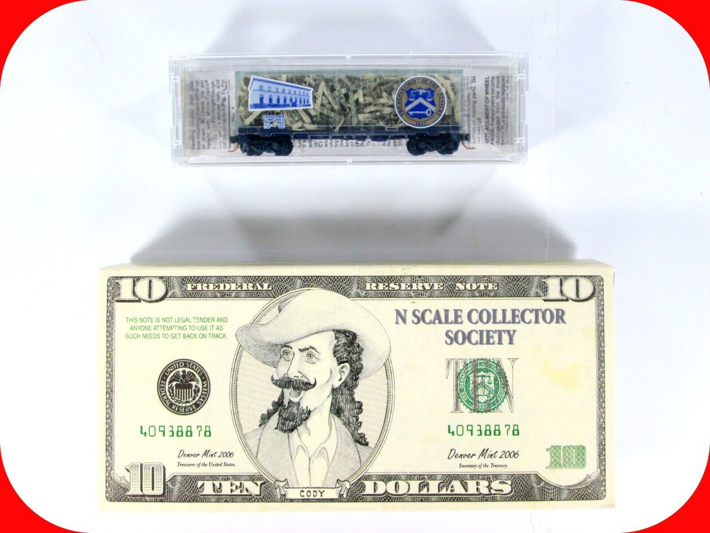 N Scale ***DENVER MINT*** Transparent Box Car - Micro Trains NSC Special ***RARE