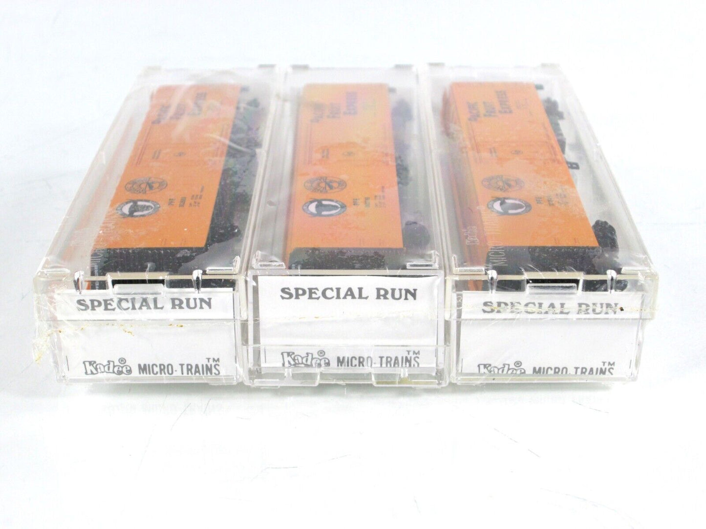 N Scale ***PFE - BELMONT SHORE, PACIFIC DESERT*** Set #2 -- Micro Trains **RARE*