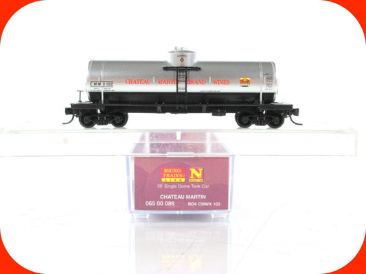 N Scale **CHATEAU MARTIN WINES** Tank Car (Grape-Glass) -- Micro Trains 06500086