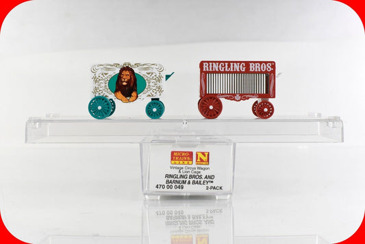 N Scale **RINGLING, BARNUM & BAILEY** Circus 2-Wagon Set - Micro Trains 47000049