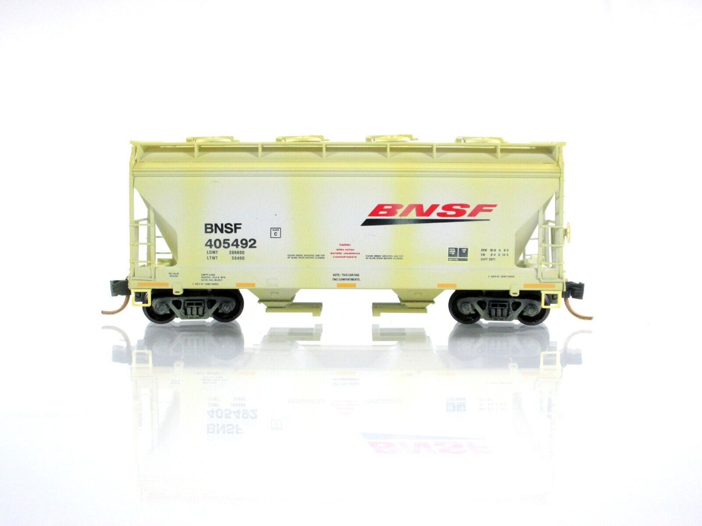 N Scale **BNSF** Weathered & Graffiti ACF Hopper #405492 --Micro Trains 09244280