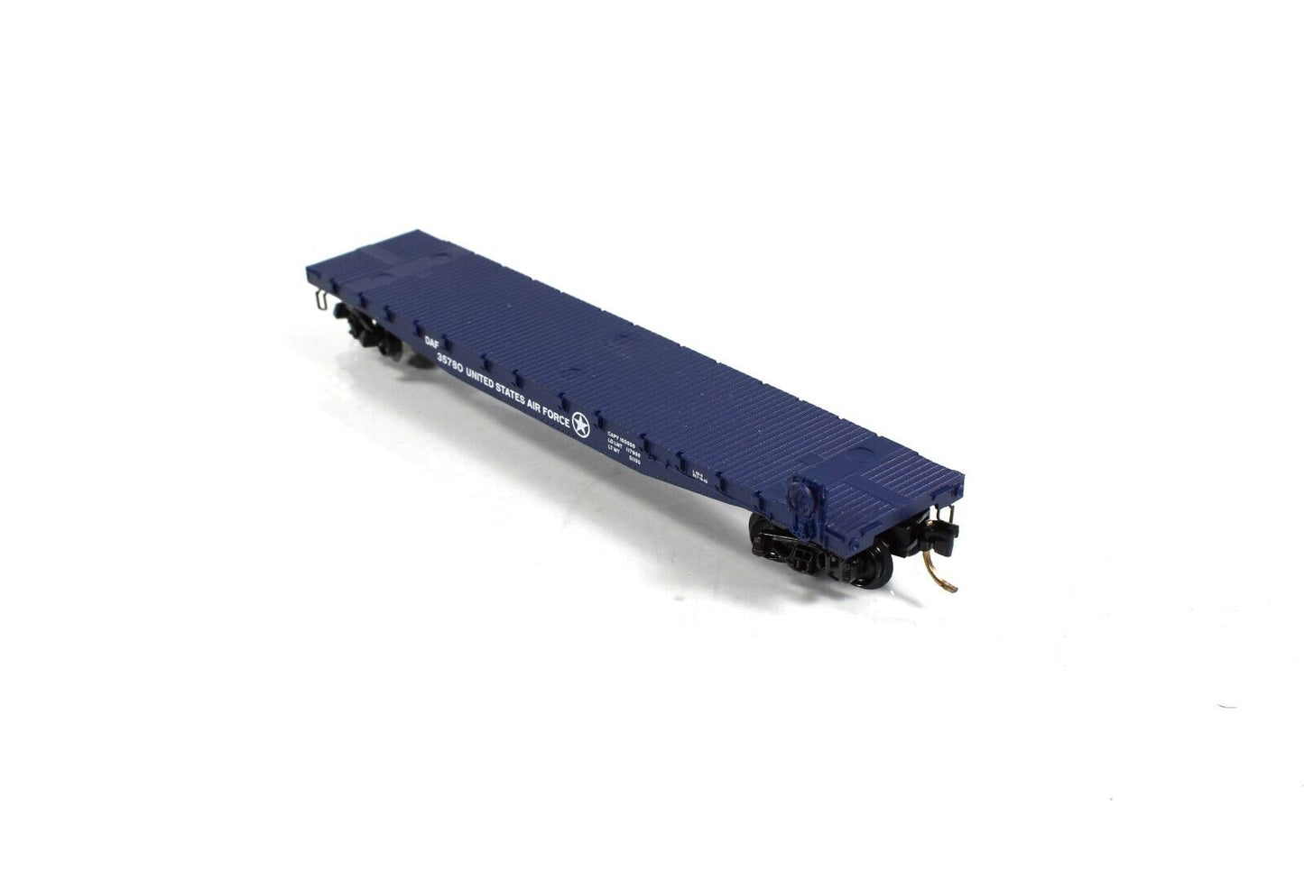 N Scale **UNITED STATES AIR FORCE** 50' Flat Car, DAF 35780 - Micro Trains 45190