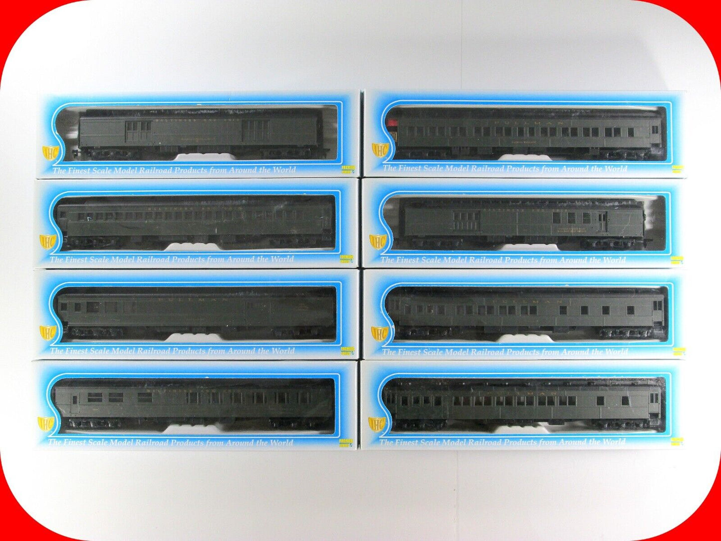 HO Scale BALTIMORE OHIO **CAPITOL LIMITED** Passenger Car 8-Pack Set - IHC 49048