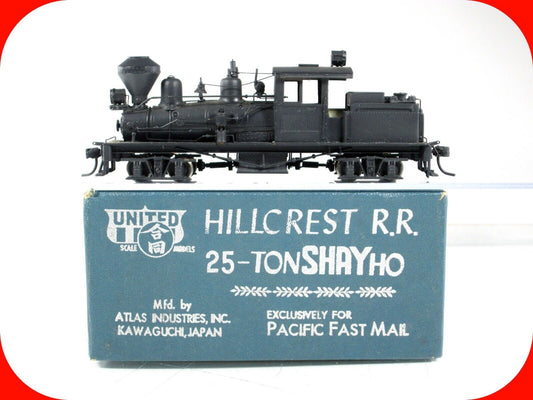 HO Scale BRASS Hillcrest RR ***25-Ton SHAY*** Locomotive - United / Pacific Fast