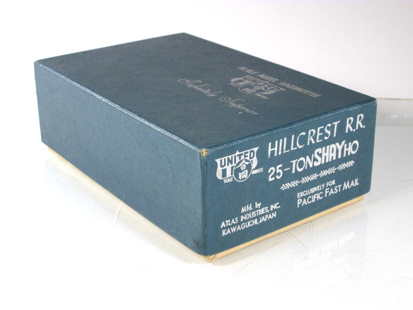 HO Scale BRASS Hillcrest RR ***25-Ton SHAY*** Locomotive - United / Pacific Fast