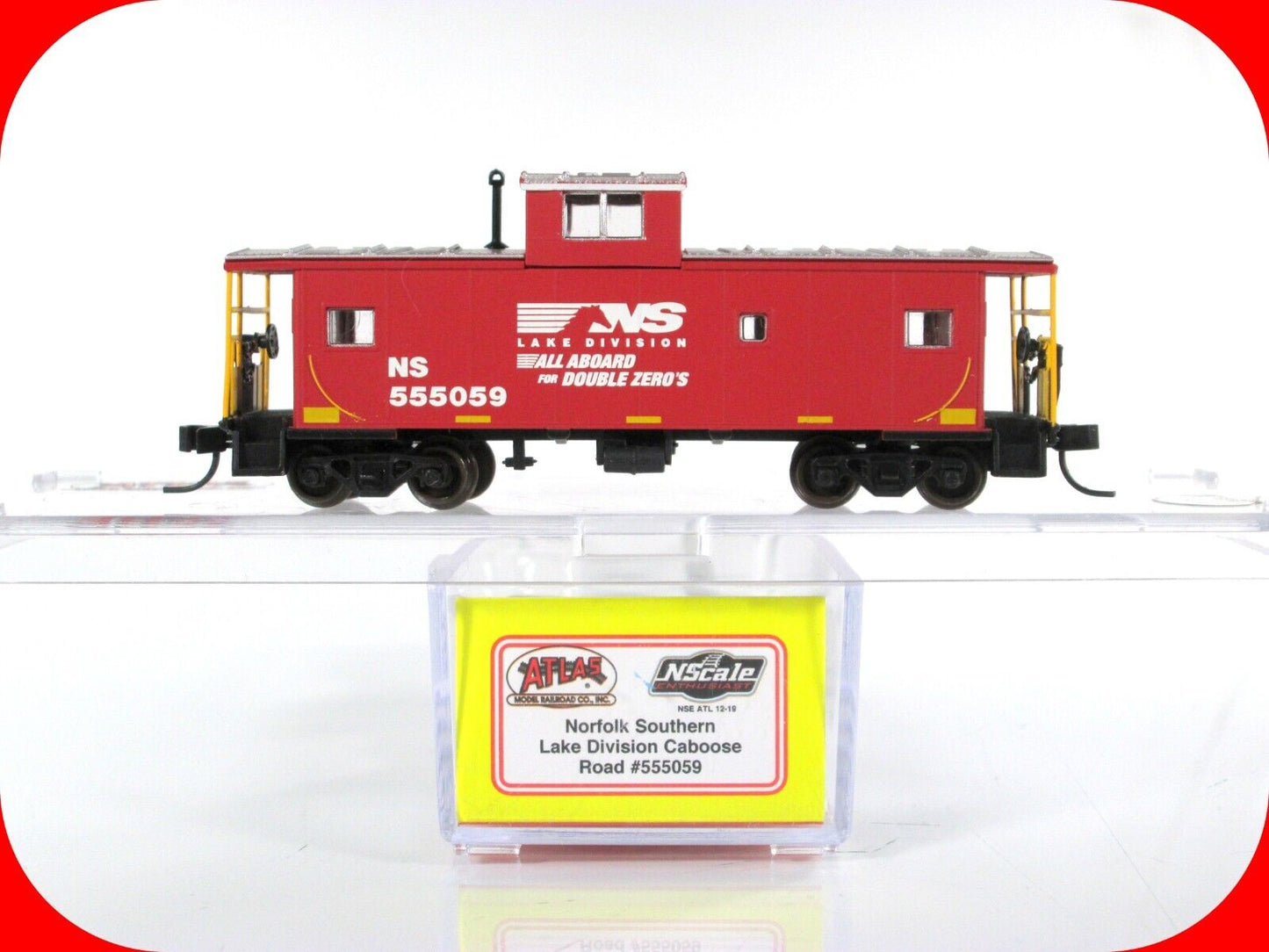 N Scale **NORFOLK SOUTHERN** Lake Division Caboose #555059 -Atlas Special **RARE