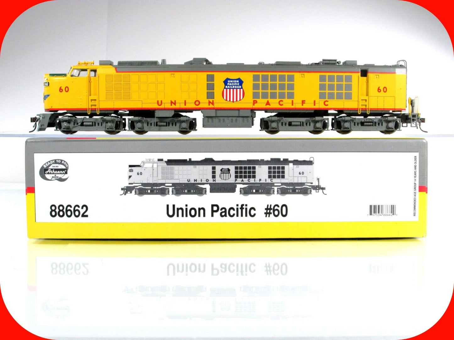 HO Scale ***UNION PACIFIC*** Gas Turbine Locomotive #60 - Athearn 88662, DCC Rdy