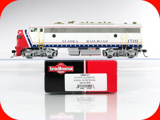 HO Scale ***ALASKA RAILROAD*** BICENTENNIAL FP7A #1510 -Intermountain 49965, DCC