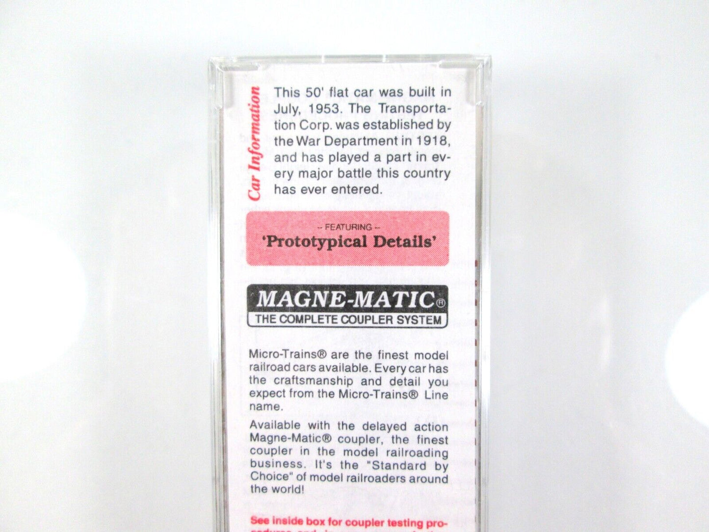 N Scale ***UNITED STATES ARMY*** 50' Flat Car, USAX 38064 --- Micro Trains 45180