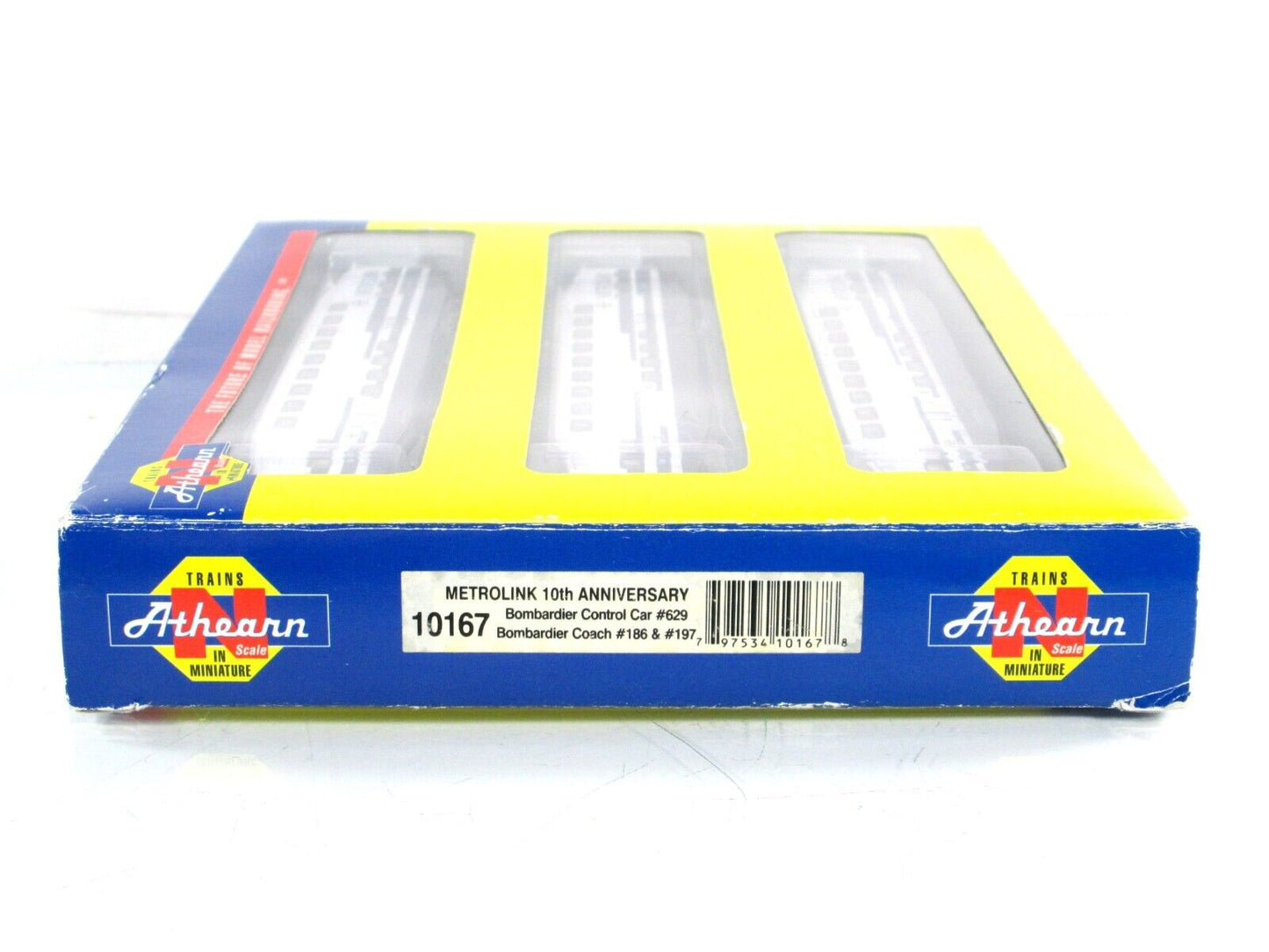 N Scale ***METROLINK*** Bombardier Bi-Level Passenger 3-Pack Set - Athearn 10167