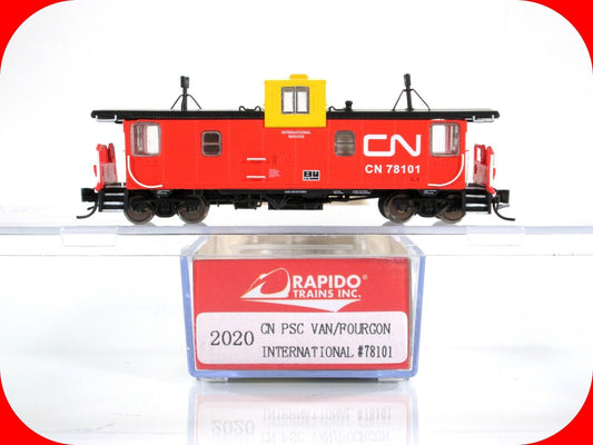 N Scale *Canadian National POINT ST CHARLES* Lighted Caboose #78101 -Rapido 2020