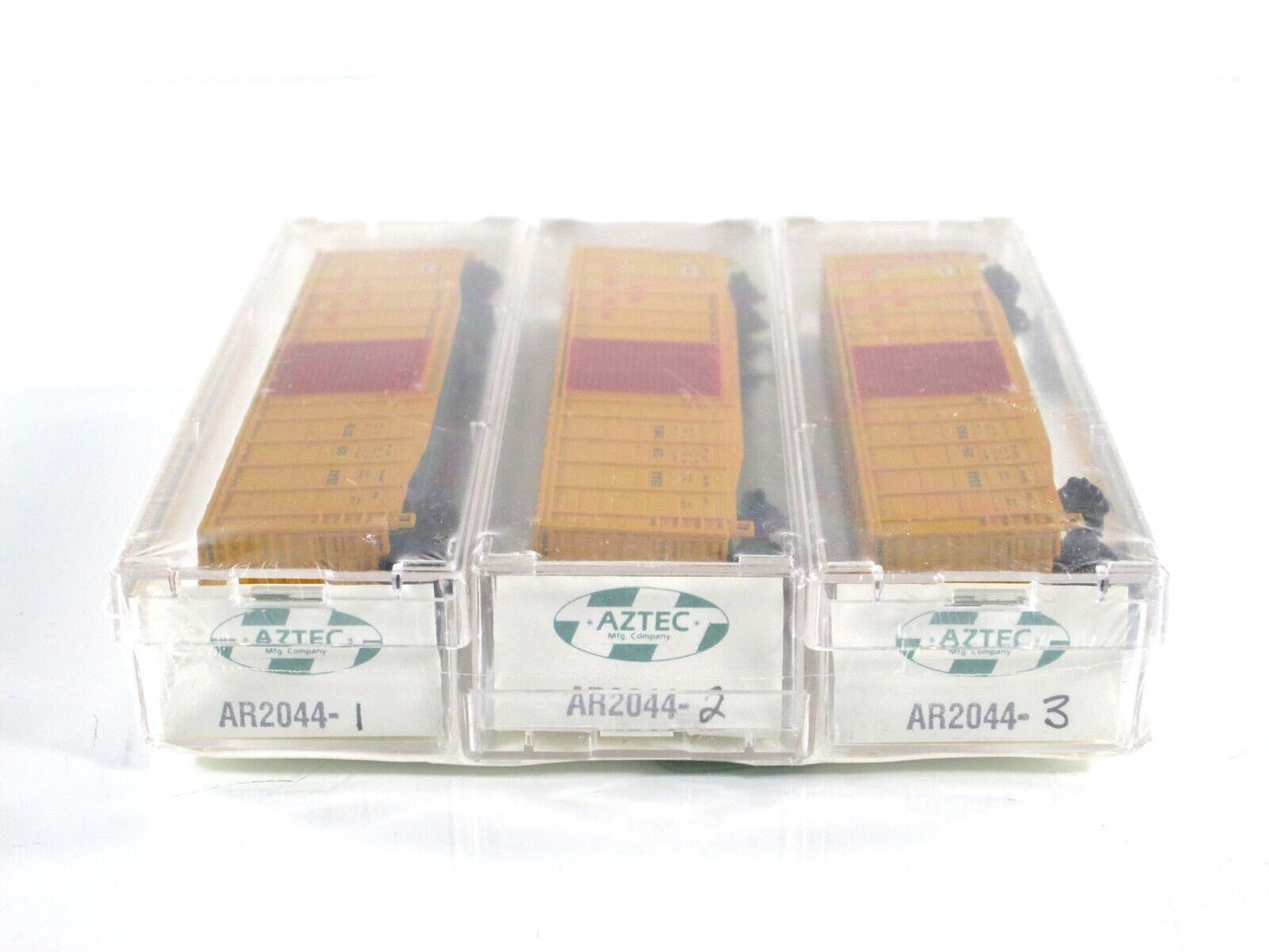 N Scale *UNITED STATES ARMY* 50' Box Car 3-Set - AZTEC AR2044 **RARE #50 of 100*