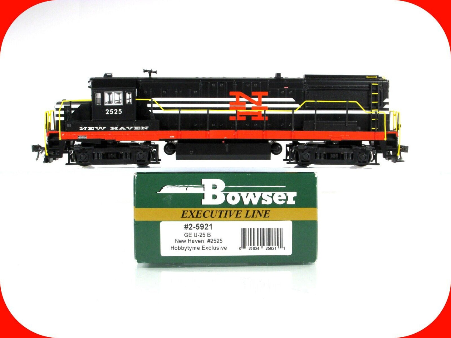 HO Scale ***NEW HAVEN*** U-25 B Locomotive #2525 -- BOWSER Executive 2-5921, DCC