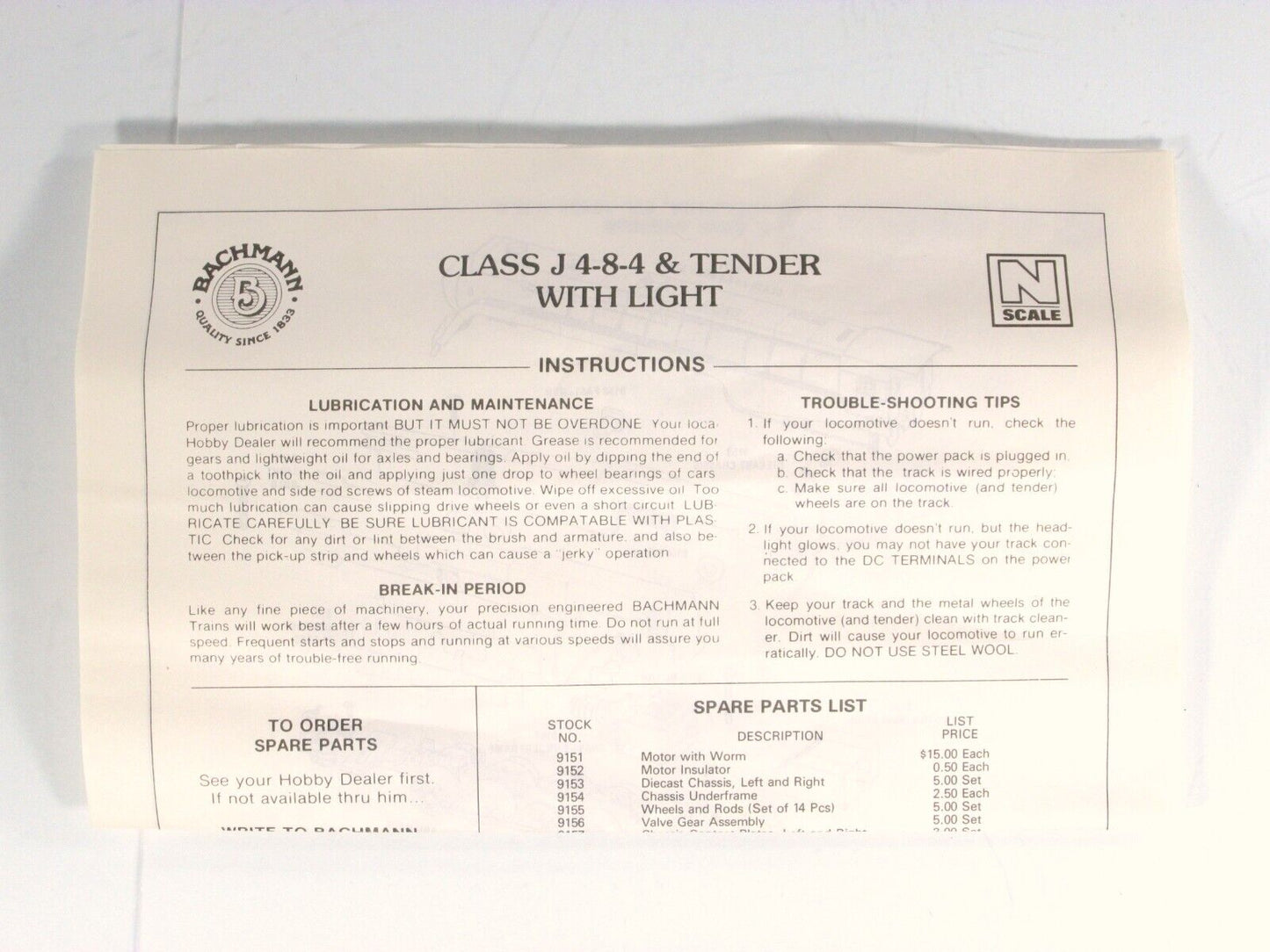 N Scale **NORFOLK & WESTERN** Class J 4-8-4 Locomotive #610 -Bachmann 51-0658-A4