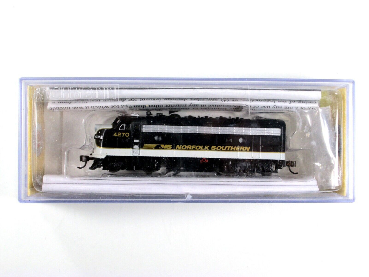 N Scale ***NORFOLK & SOUTHERN*** F7A Locomotive, NS 4270 - Bachmann 63753 w/ DCC