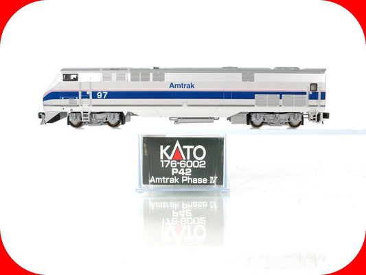 N Scale ***AMTRAK*** Phase IV P42 Diesel Locomotive #97 -- Kato 176-6002 DCC Rdy